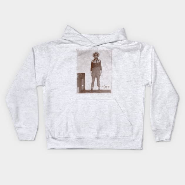 Hank Williams I Saw The Light Tribute Kids Hoodie by darklordpug